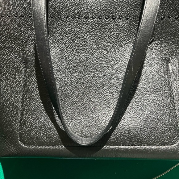 Cole Haan Black Leather Tote - Picture 10 of 13